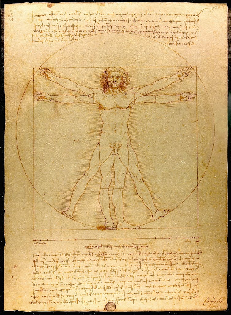 Leonardo da Vinci - Vitruvius. Luc Viatour / https://Lucnix.be